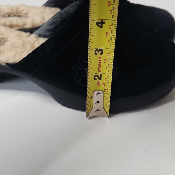 UGG Australia Black Suede platform mules - Picture 9 of 9